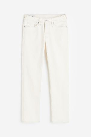 Loose Jeans - Cream - Men | H&M GB | H&M (UK, MY, IN, SG, PH, TW, HK)