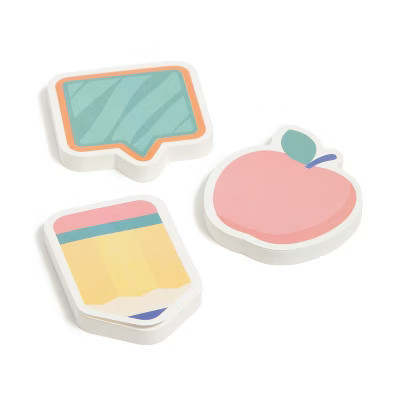 U Brands 3ct Sticky Note Set We Love Teachers | Target