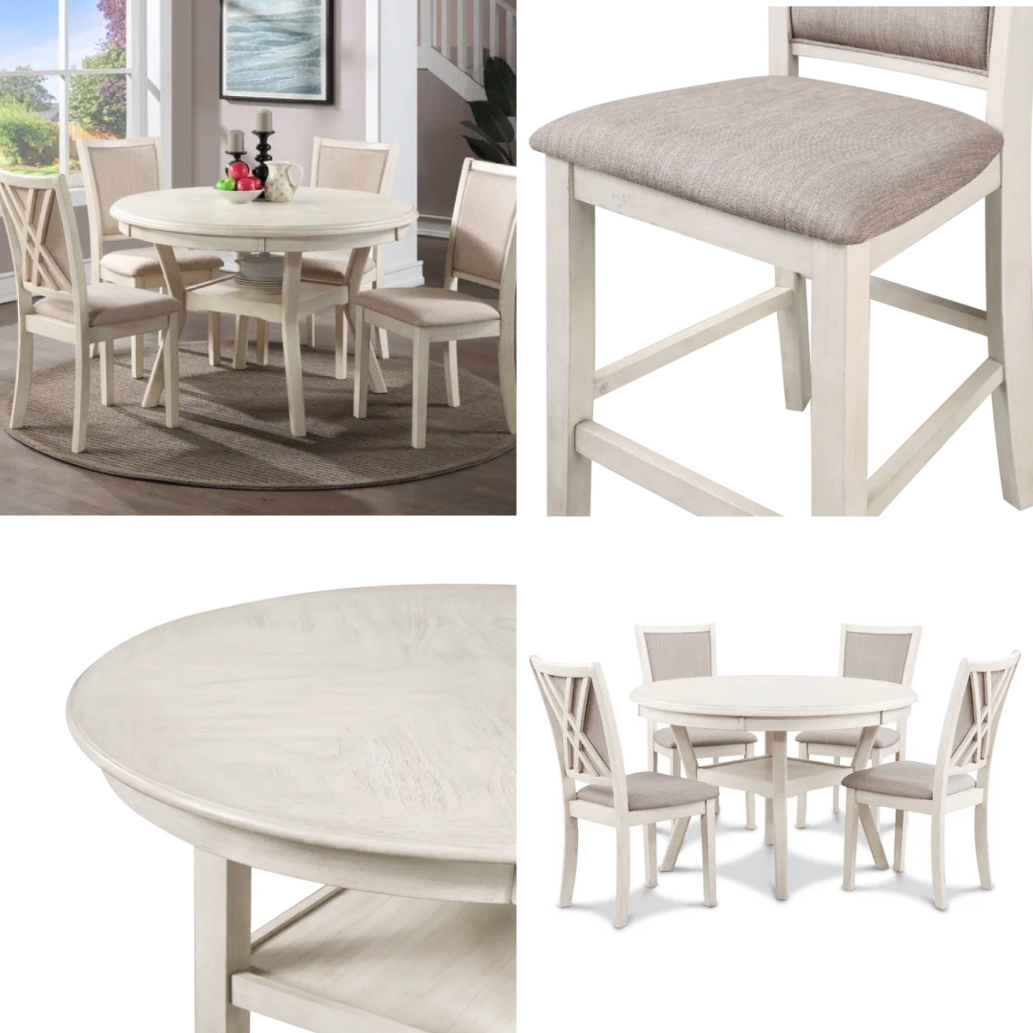 Neutral Dining Table 4 chairs

#LTKhome