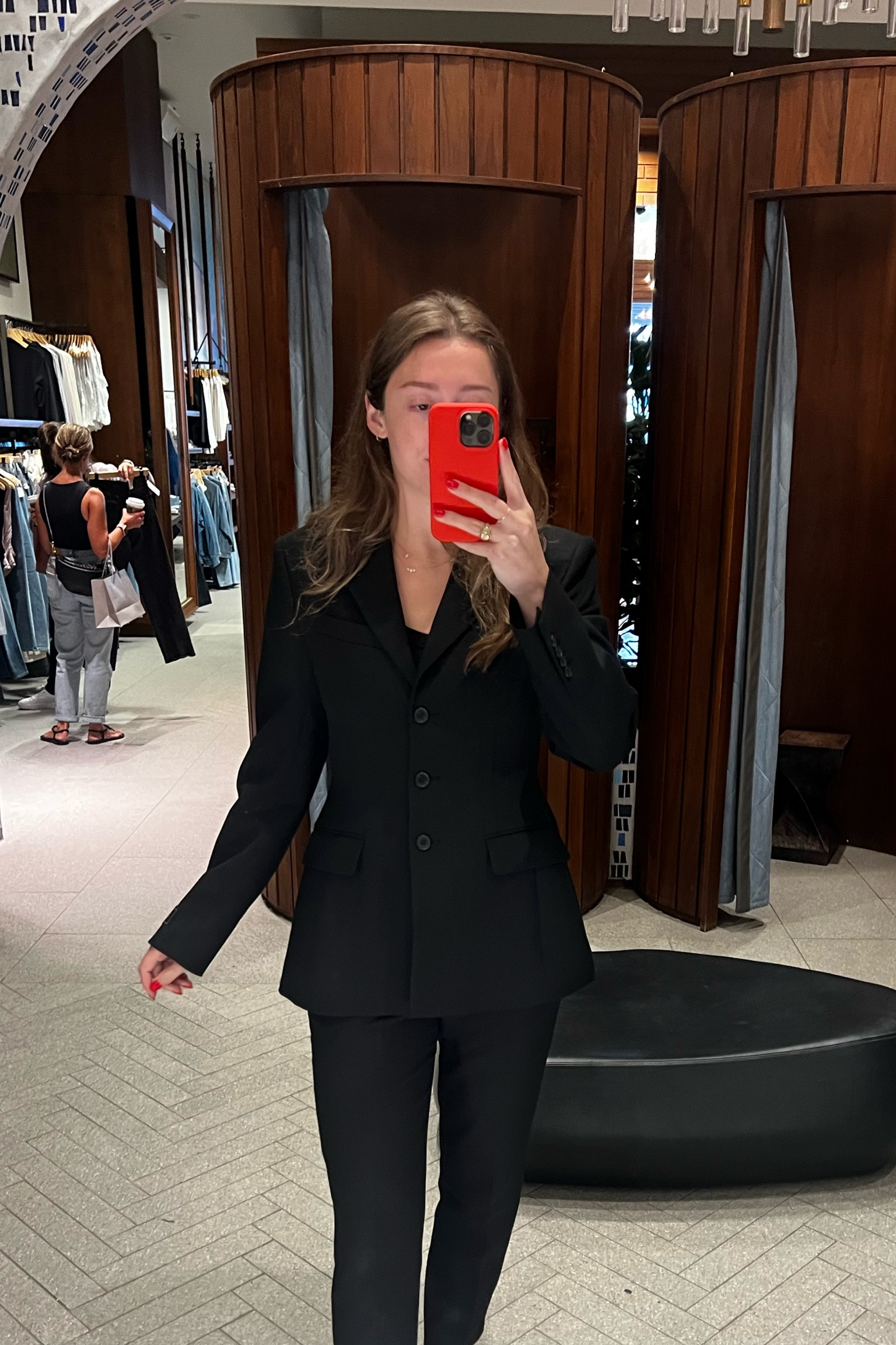 Accentuating waist blazer. Extremely flattering 

#LTKstyletip #LTKSeasonal #LTKsalealert