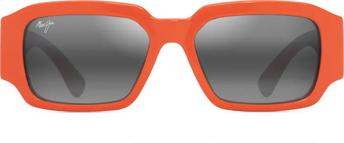 Kupale 55mm Gradient PolarizedPlus2® Rectangular Sunglasses | Nordstrom