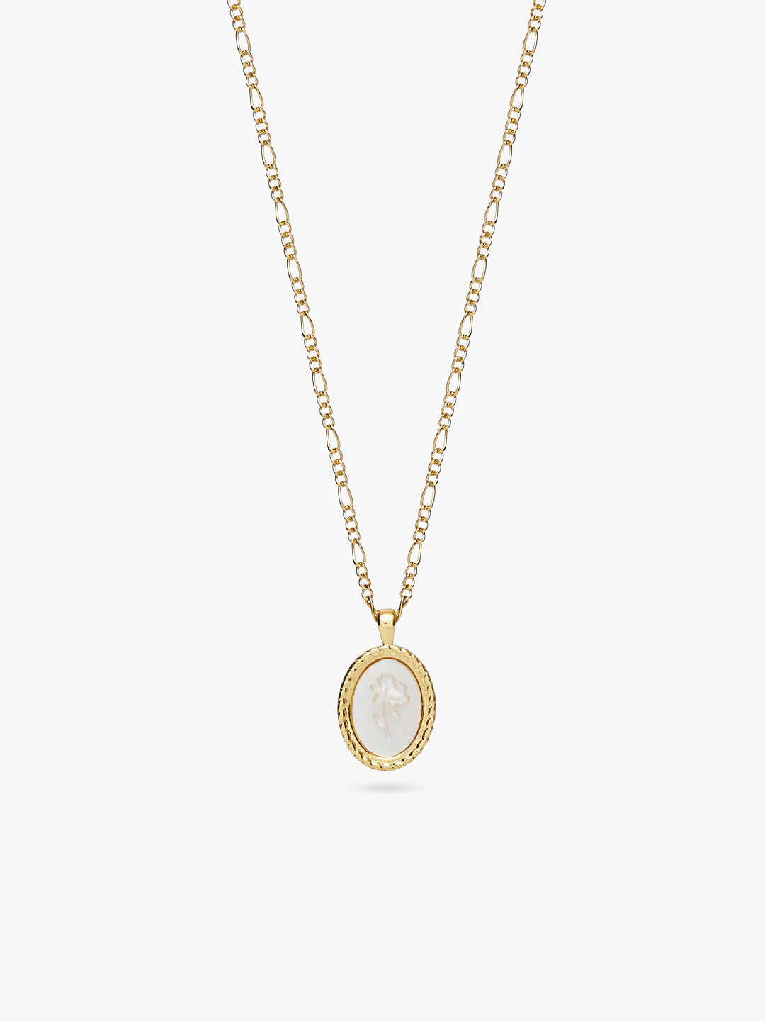 Rose Engraved Necklace - Hannah | Ana Luisa