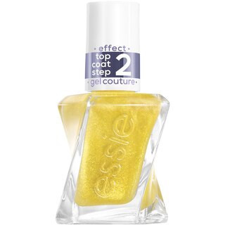 essie Gel Couture Long-Lasting Nail Polish, Metallic Glaze Top Coats, crushed gold | CVS Health