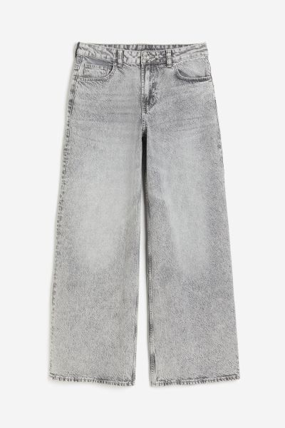 Baggy Regular Jeans - Hellgrau - Ladies | H&M DE | H&M (DE, AT, CH, NL, FI)