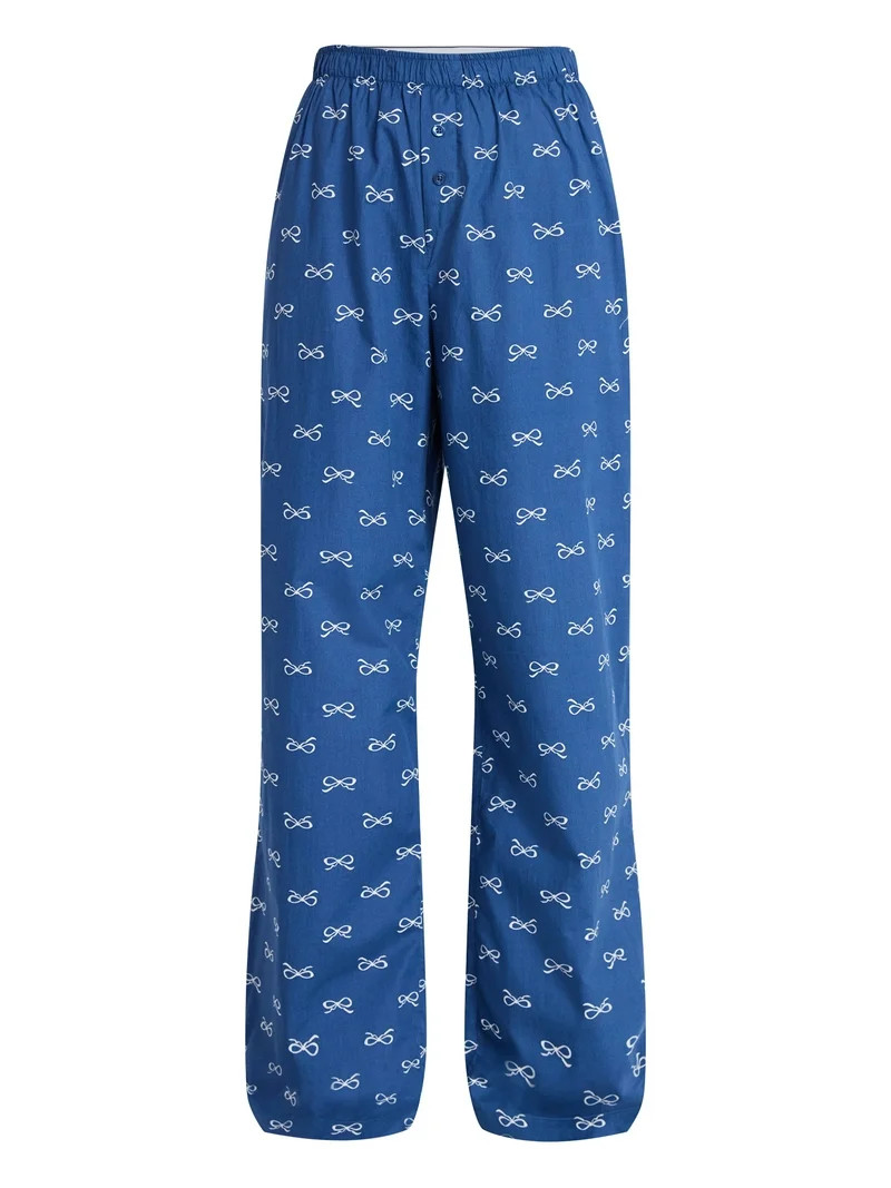 No Boundaries Sleepwear Cotton Boxer Pants, 31'' Inseam, Women's XS-XXL | Walmart (US)