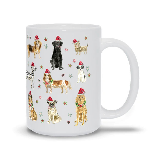 Holiday Dogs Mug | Evelyn Henson