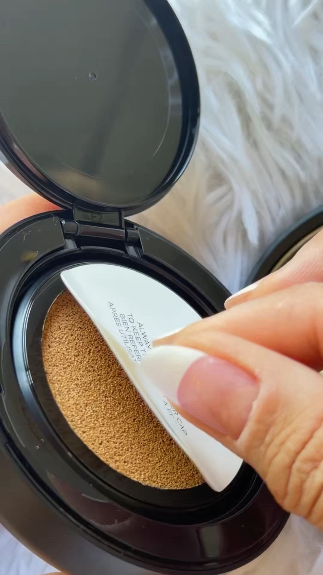 I really enjoyed this foundation! The texture feels lightweight and comfortable on the skin but still gives beautiful coverage without looking heavy or cakey. It blends very easily and leaves a smooth, natural finish with a healthy glow.I also liked that the formula didn’t feel dry throughout the day, layered nicely with the rest of my makeup. The cushion format makes it super convenient for quick touch ups and everyday use.Overall it made my skin look fresh,even,polished while still feeling breathable.

#LTKdayinmylife #LTKselfcare #LTKgrwm