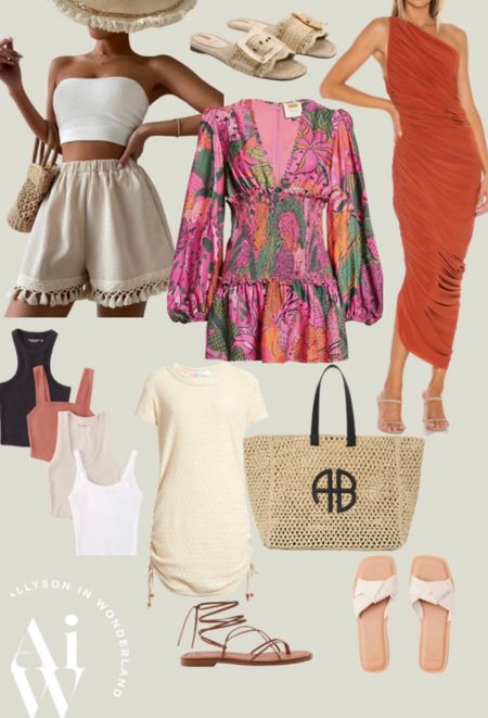 Vacation 
Spring outfit 
Tote bag
Dress
Sandals 
Shorts 

#ltku
#ltkunder50
#ltkunder100
#ltkshoecrush
#ltkstyletip #LTKSeasonal #LTKFestival #LTKFind