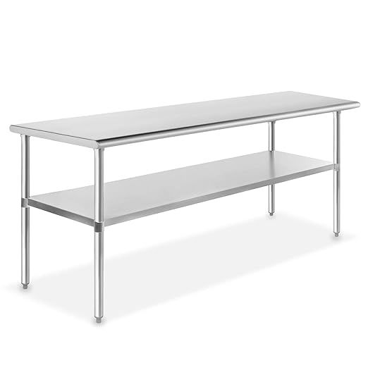 GRIDMANN NSF Stainless Steel Commercial Kitchen Prep & Work Table - 72 in. x 30 in. | Amazon (US)