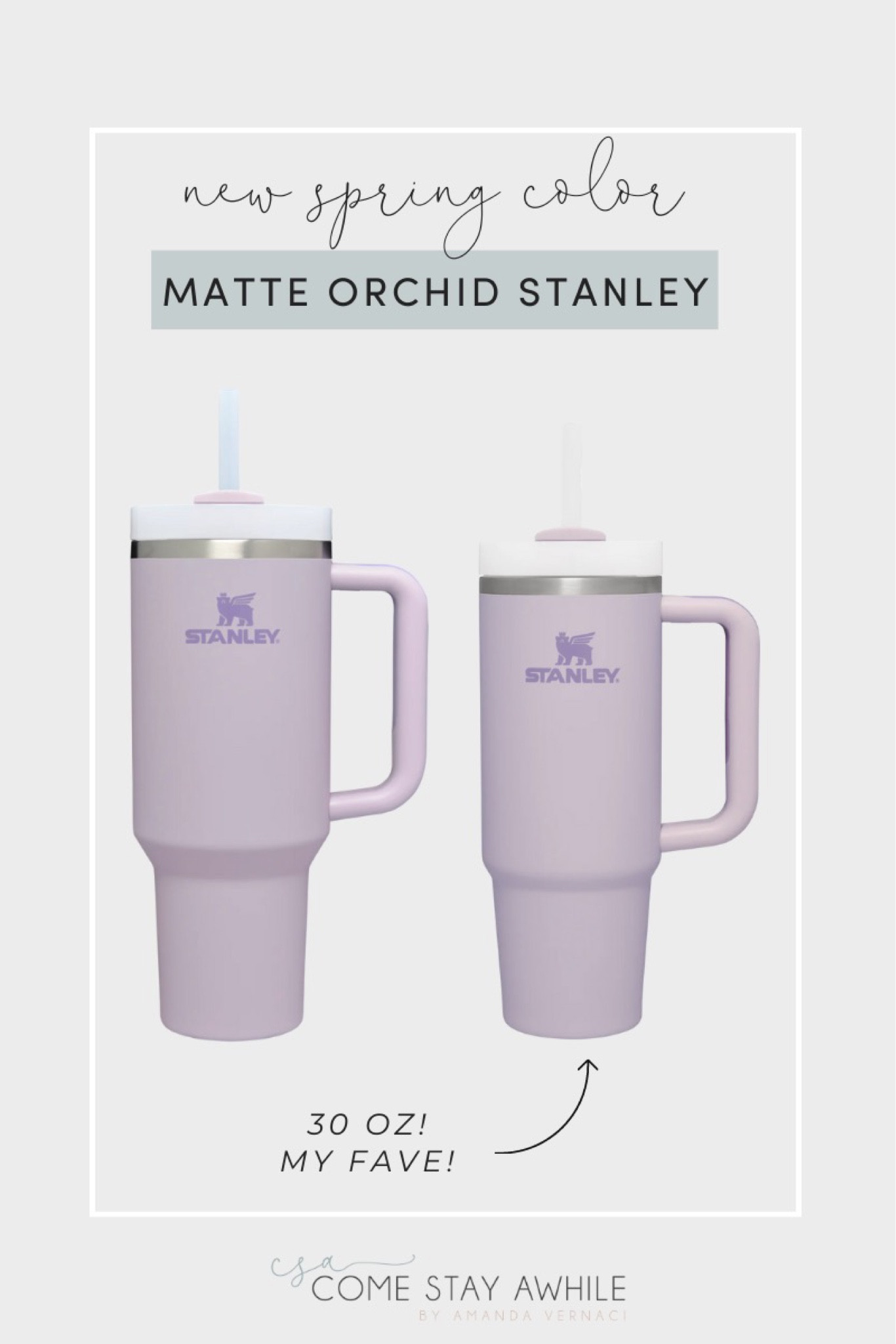 Live - Stanley 30 oz Tumbler Soft Matte Orchid Color Review