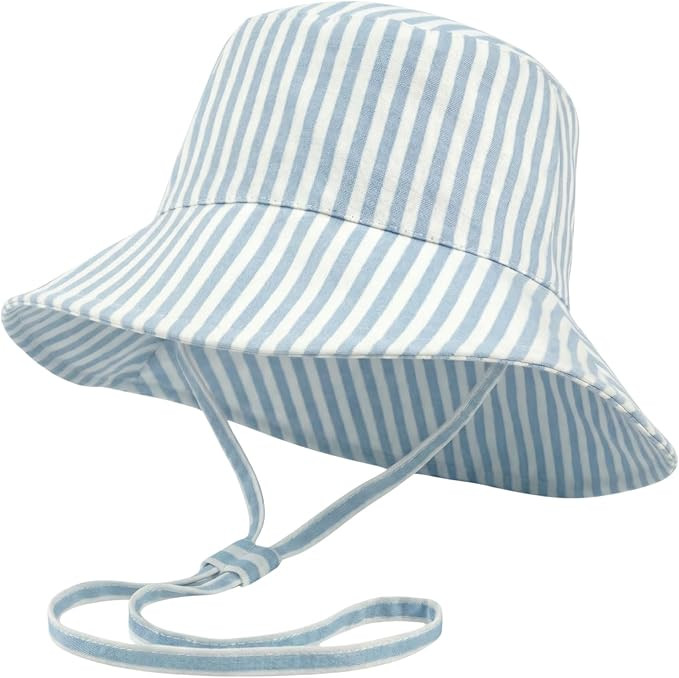 Beautiful Baby Sun Hat 0-6 Months - Adjustable Toddler Hat with UPF 50+ Sun Protection - Cute Kid... | Amazon (US)