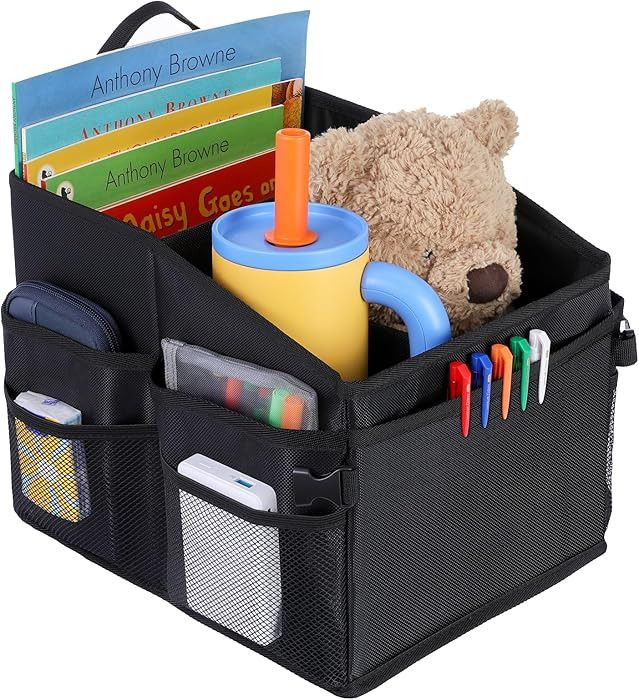 CASHINE Foldable Car Seat Organizer - Oxford Fabric Storage Box for Back Seat, Car Front Seat Org... | Amazon (US)