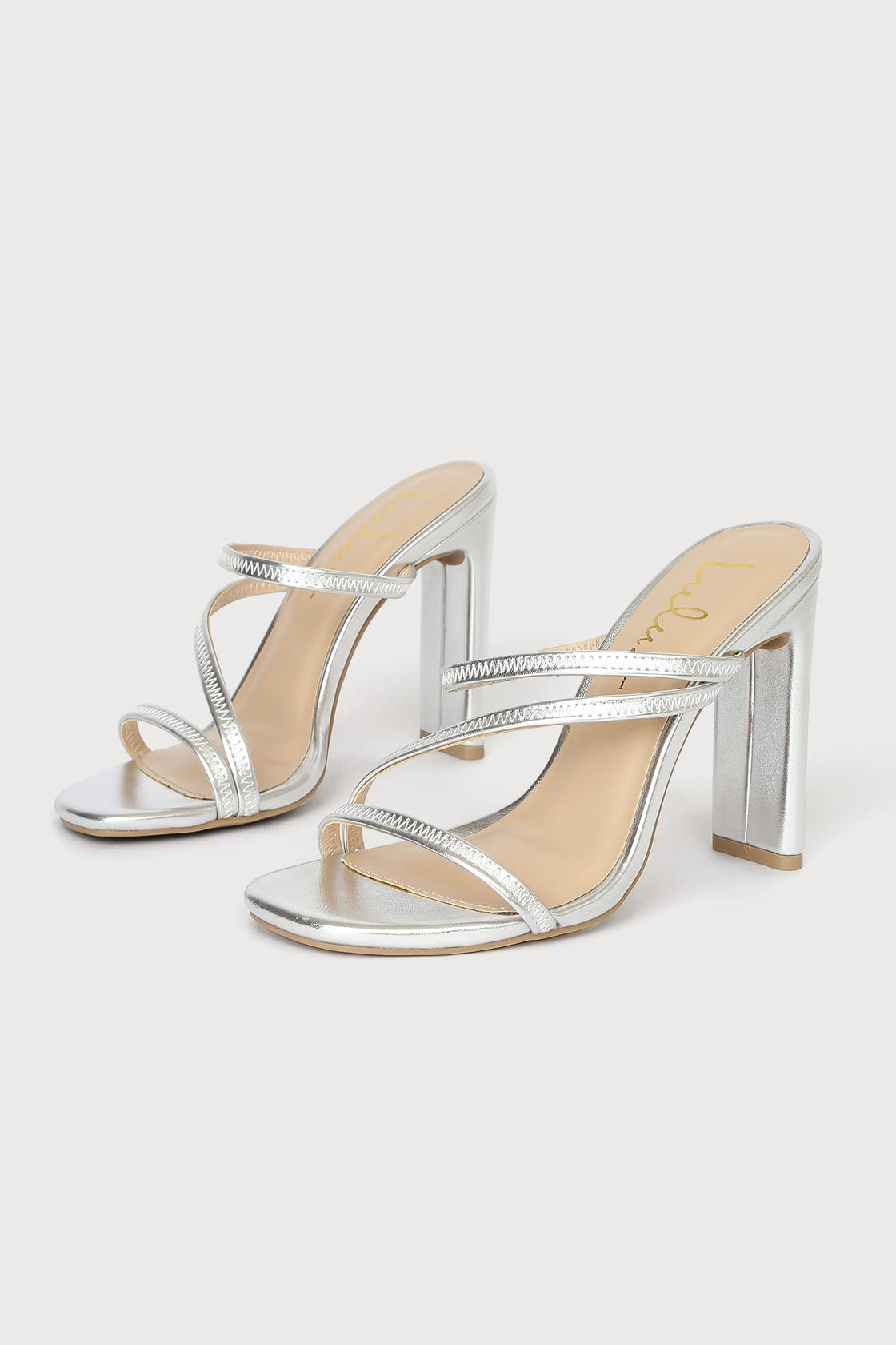 Ferrara Silver High Heel Sandals | Lulus (US)