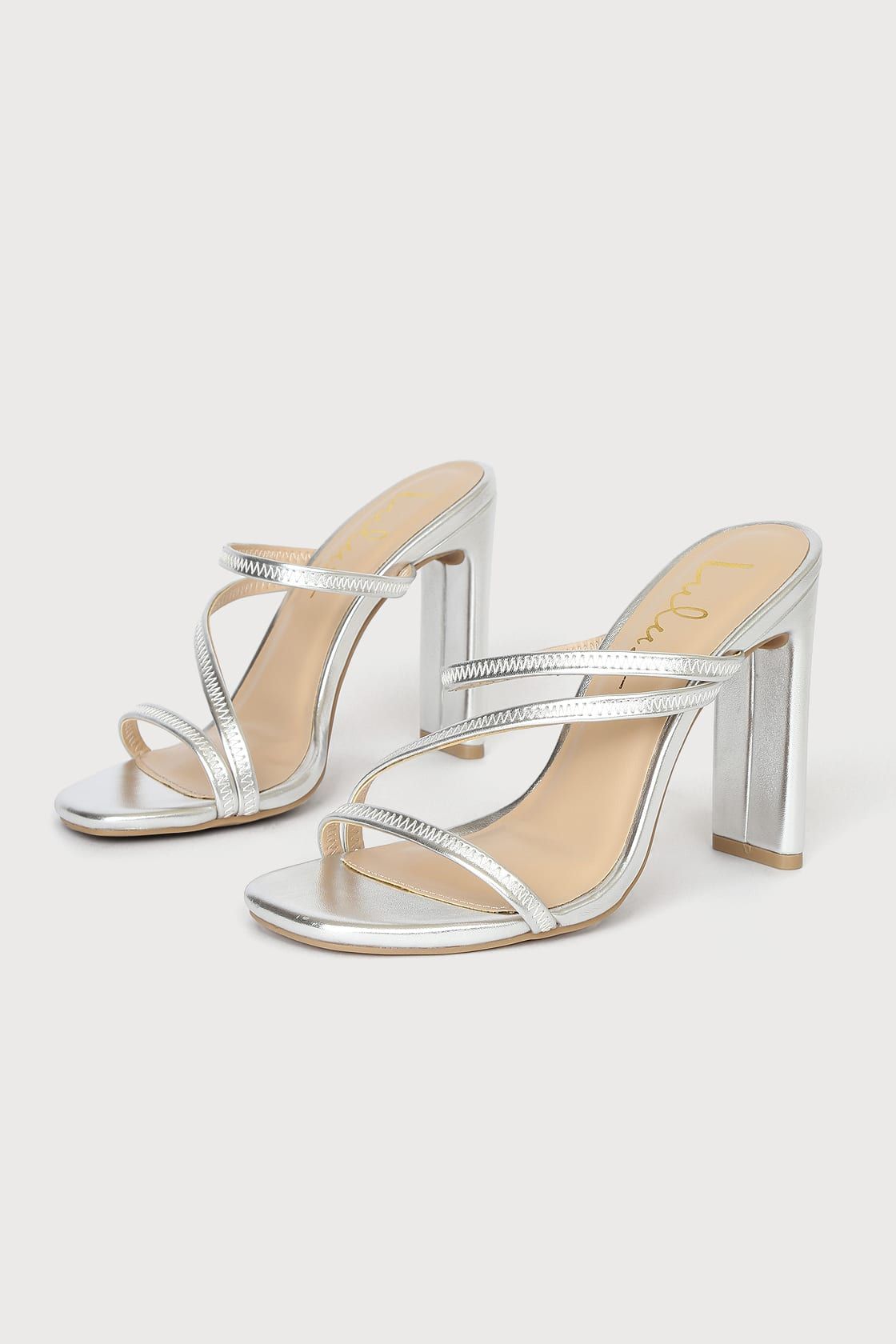 Ferrara Silver High Heel Sandals | Lulus (US)
