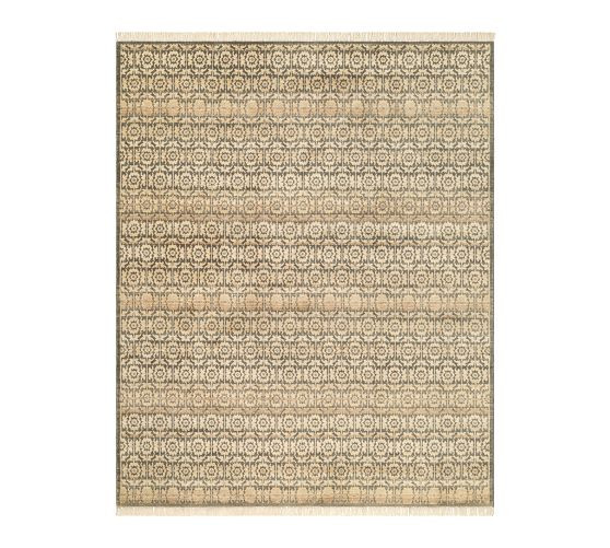 Flora Handwoven Wool Rug | Pottery Barn (US)