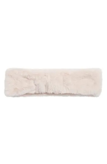 UGG® UGG Faux Fur Headband in Pink Crystal at Nordstrom Rack | Nordstrom Rack
