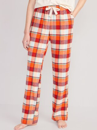 Mid-Rise Flannel Pajama Pants for Women | Old Navy (US)
