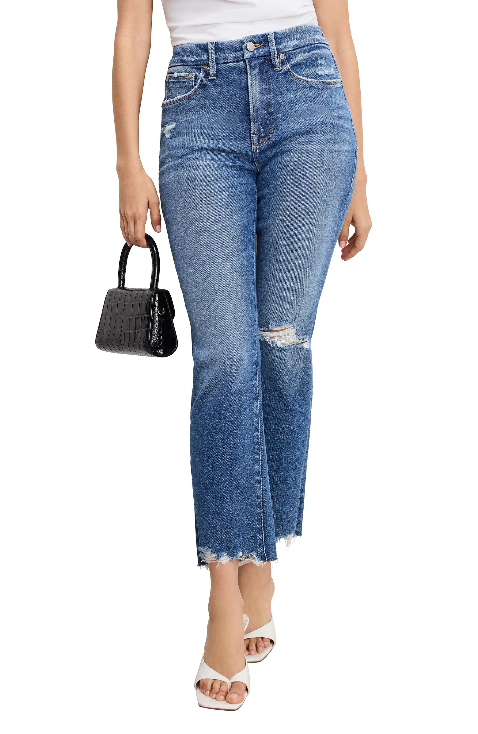 Good American Good Legs Straight Leg Jeans | Nordstromrack | Nordstrom Rack