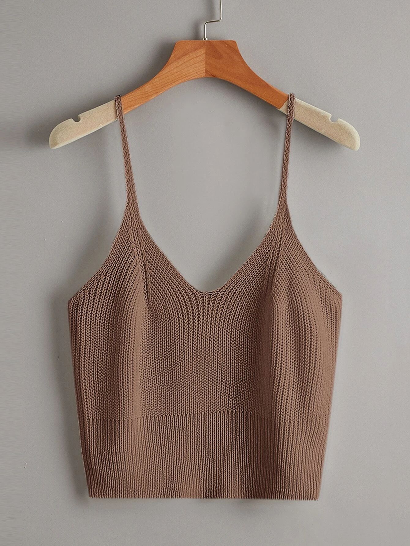 Solid Cami Knit Top | SHEIN