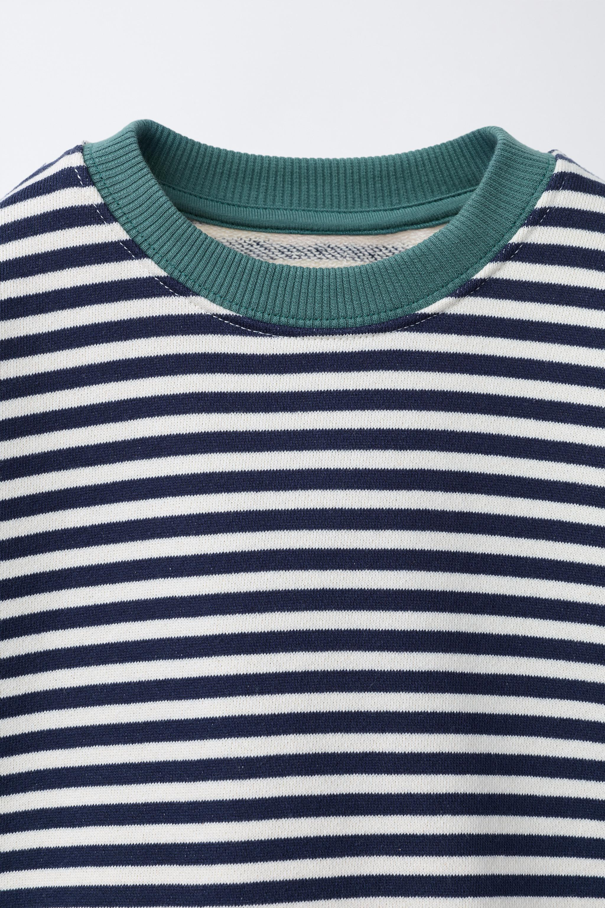 MULTICOLOR STRIPED SWEATSHIRT | Zara US
