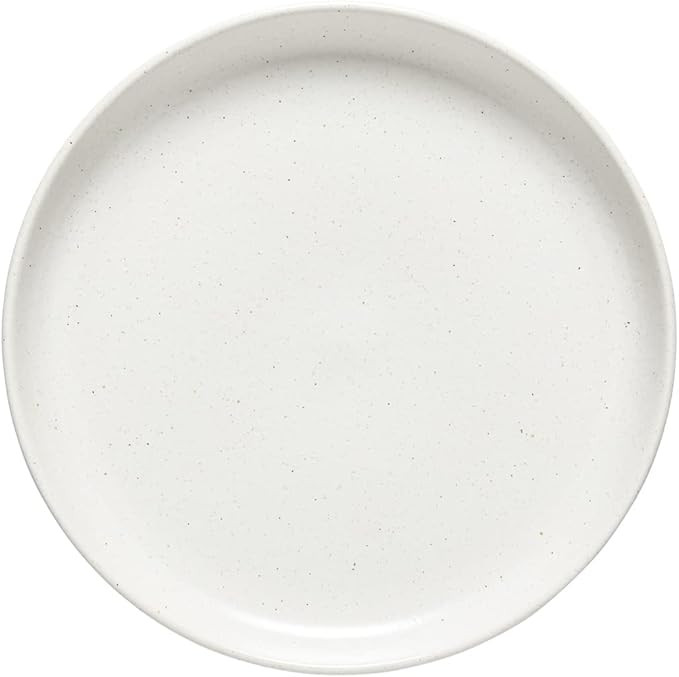 Casafina Ceramic Stoneware 9'' Salad Dessert Plate - Pacifica Collection, Salt White | Microwave ... | Amazon (US)