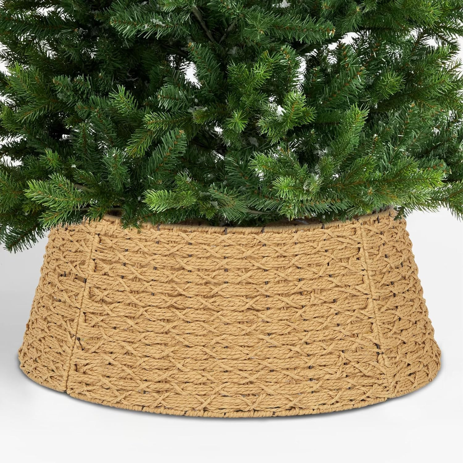SUNNYPARK Rattan Chriatmas Tree Stand (Round Paper String) … | Amazon (CA)