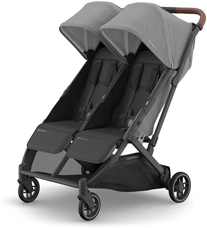 UPPAbaby Minu Duo Side-by-Side Double Stroller - Lightweight + Compact Design for Travel - Easy F... | Amazon (US)