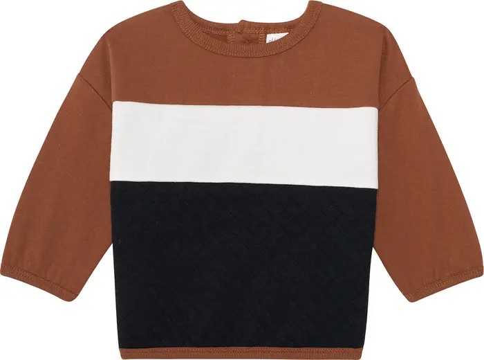 PL BABY BY PETIT LEM Quilted Colorblock Jogger Set | Nordstromrack | Nordstrom Rack