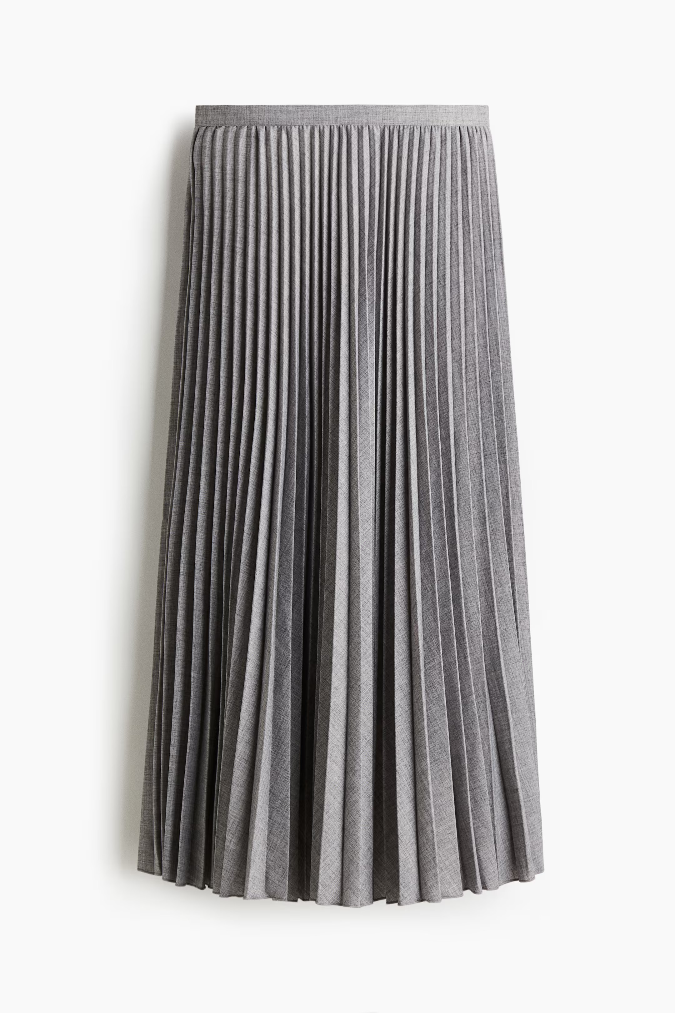 Pleated skirt - Dark grey/Checked - Ladies | H&M GB | H&M (UK, MY, IN, SG, PH, TW, HK)