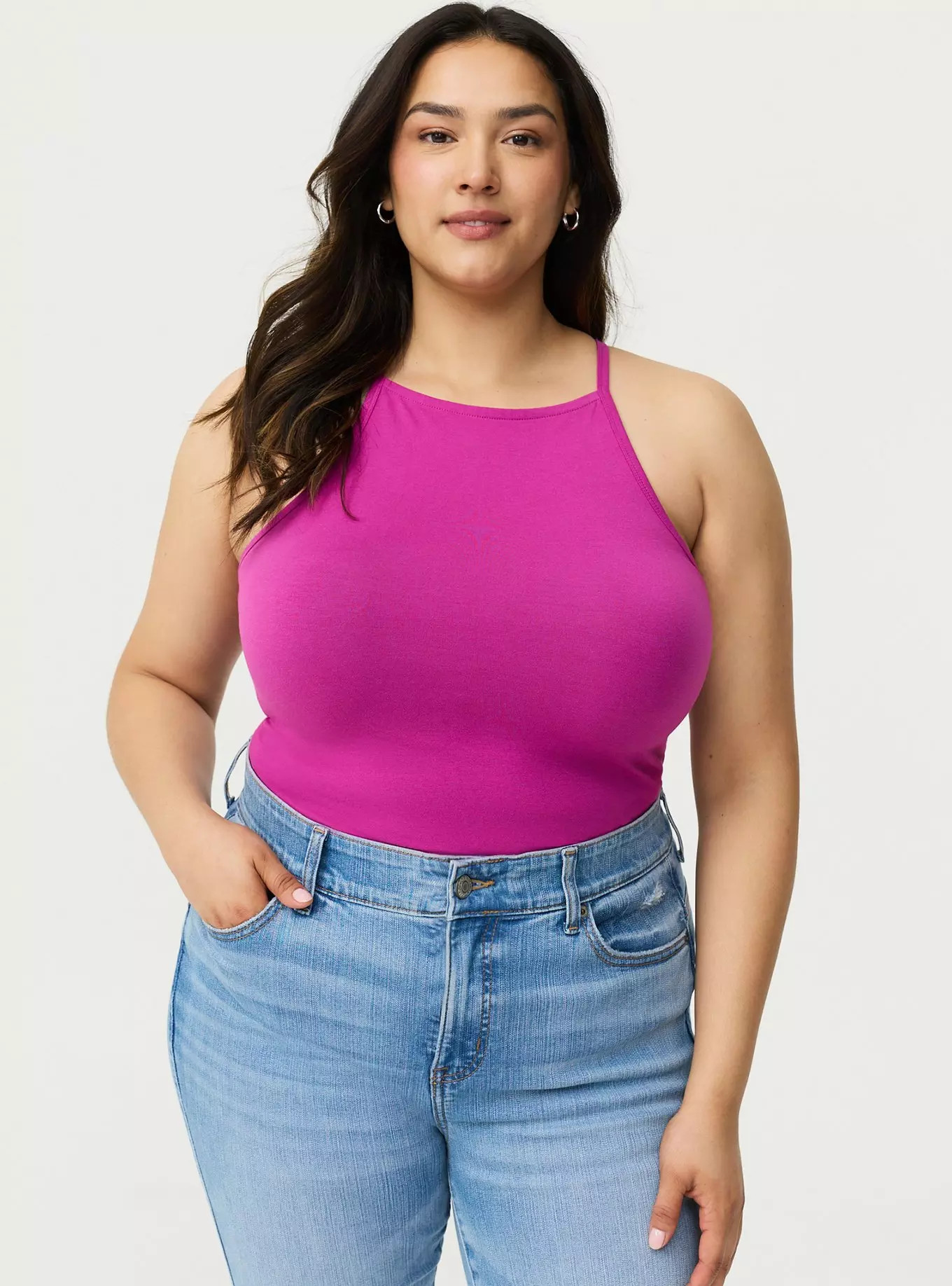 Foxy High-Neck Ruched Cami | Torrid (US & Canada)