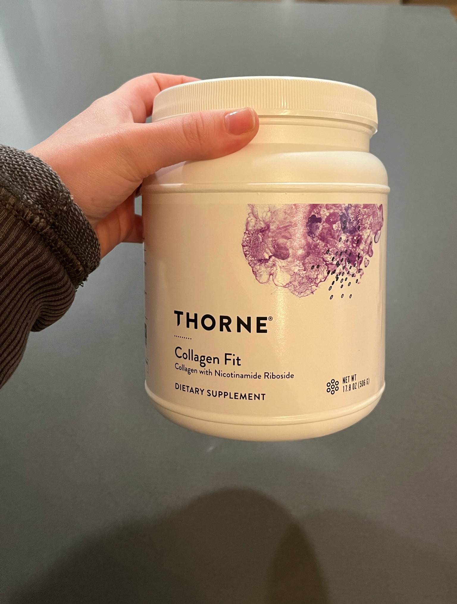 My final Thorne recommendation (for now)! I've always taken pill form collagen but needed to remove some pills from my supplement routine to make room for more important ones. My hair/skin/nails really noticed a difference without collagen, so I've been adding this unflavored version to my coffee every morning. I love it! No weird smell or aftertaste. Froth it with your milk and you won't even know it's there!

#LTKFitness #LTKBeauty #LTKStyleTip