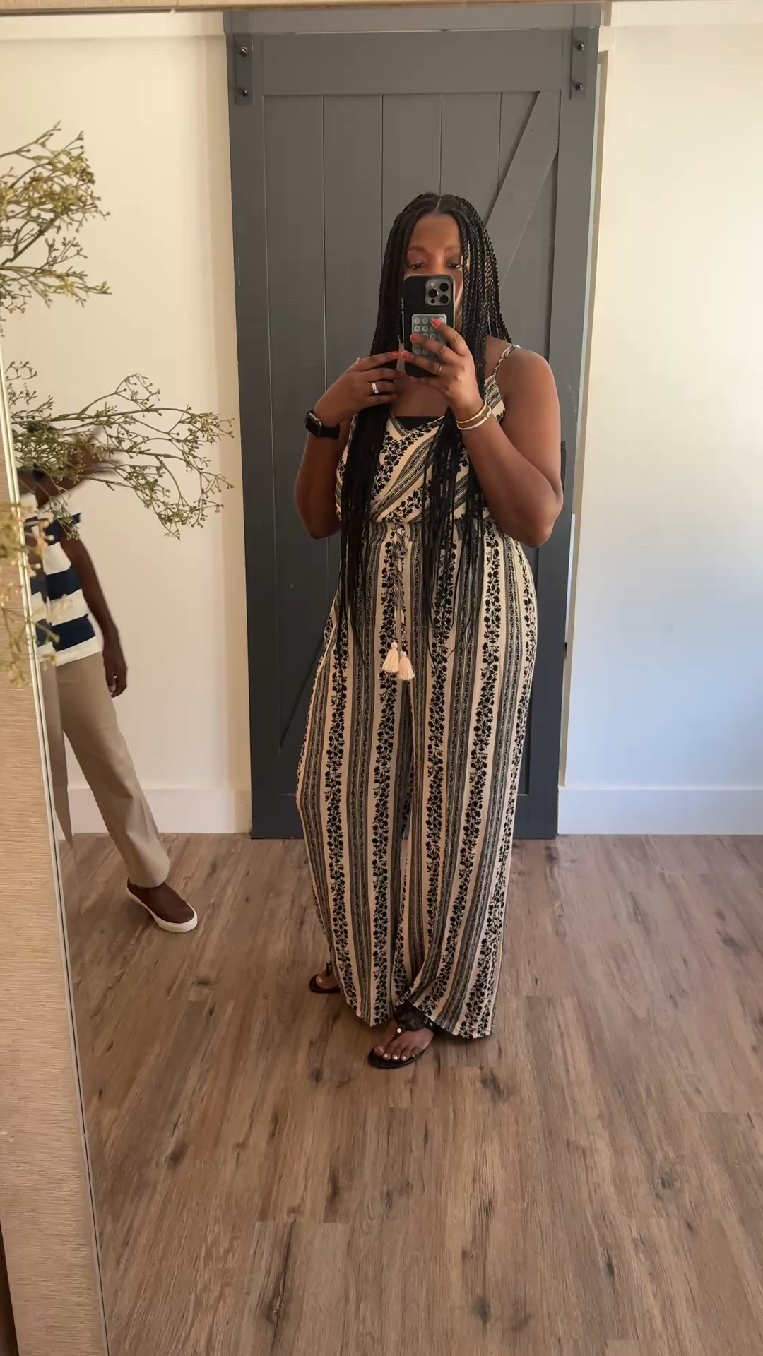 Mom and Son Church OOTD 
Vici jumpsuit, Torry Burch Miller Sandals, Old Navy Shirt, pants, and Shoes #churchootd #oldnavy #vici 

#LTKOver40 #LTKFindsUnder100 #LTKFamily