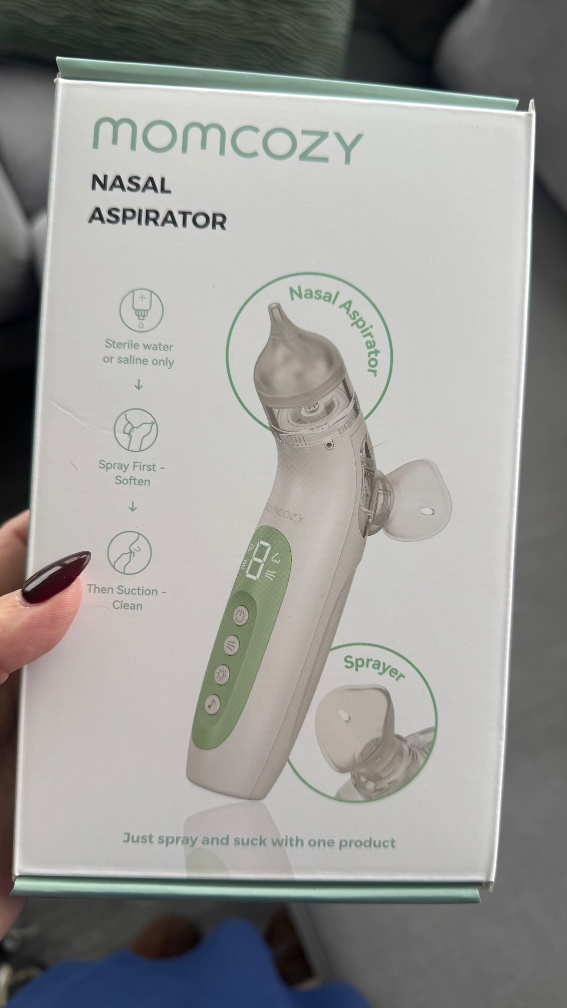 Momcozy 2-1 nasal aspirator 