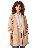 Lucky Brand Women's Long Sleeve Open Front Blanket Stitch Coatigan, Camel, X-Large | Amazon (US)