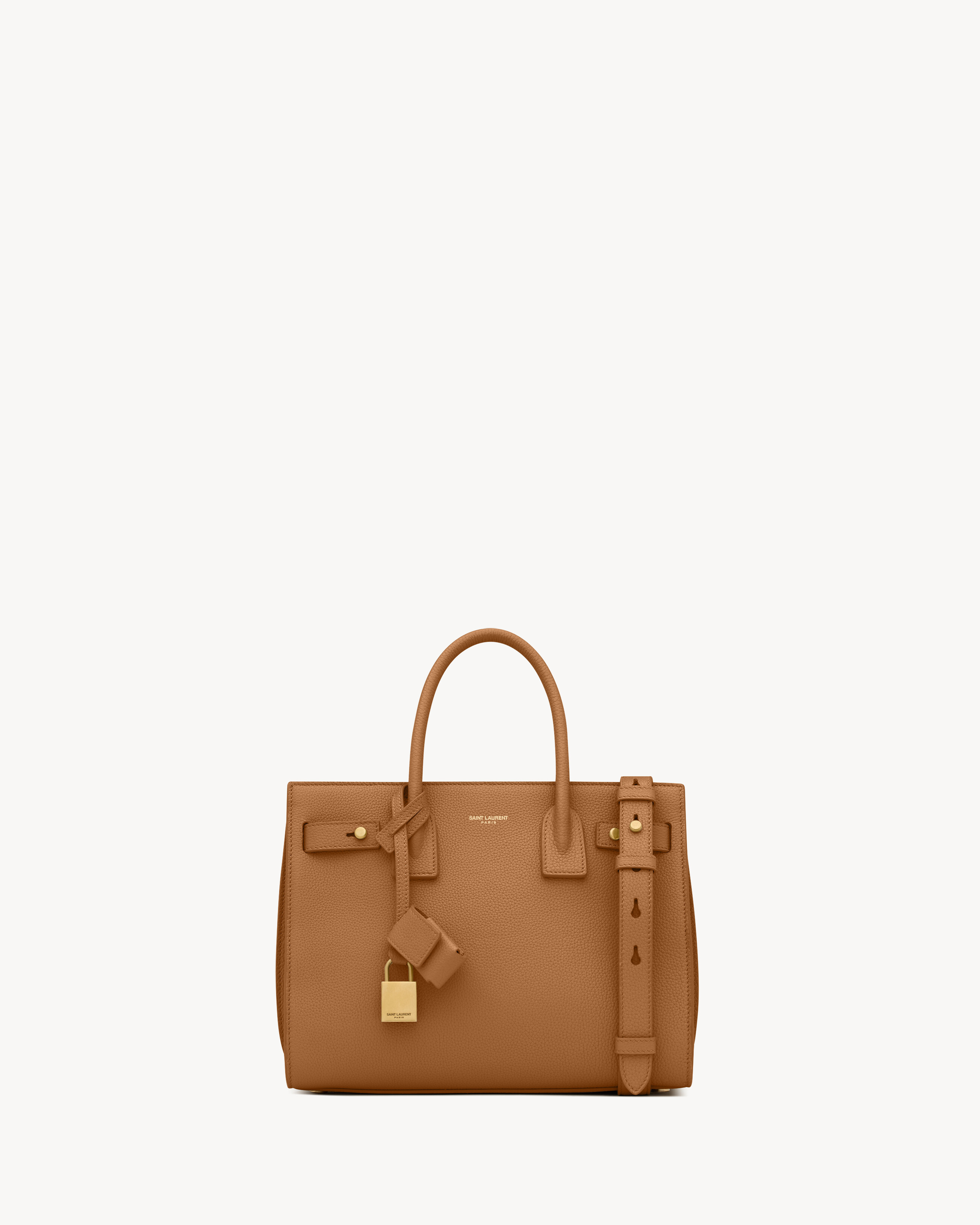 Saint Laurent Sac De Jour In Supple Grained Leather - Baby - Amber - Women - One Size | Saint Laurent Inc. (Global)