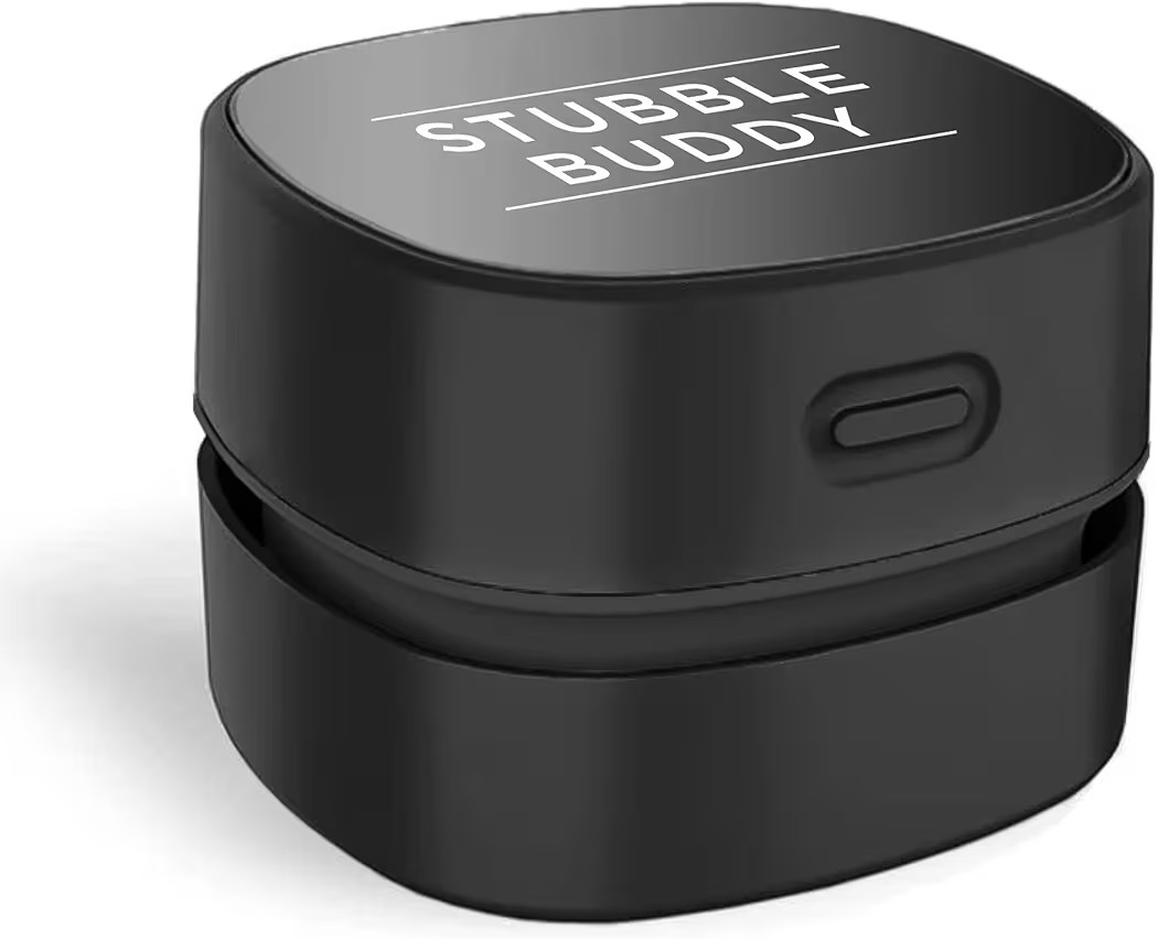 Pete & Pedro The Stubble Buddy Beard & Facial Hair Cordless, USB Rechargeable Handheld Mini Vacuu... | Amazon (US)