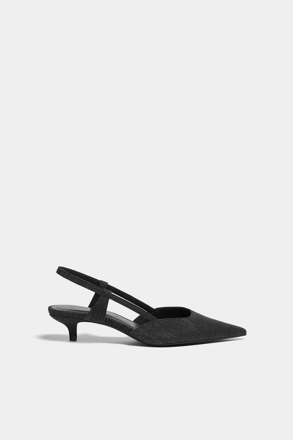 Denim slingbacks met hakken | PULL and BEAR NL