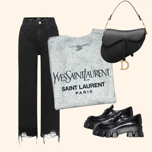 Aint No Saint Sweatshirt ( Vintage Feel ) | Sassy Queen