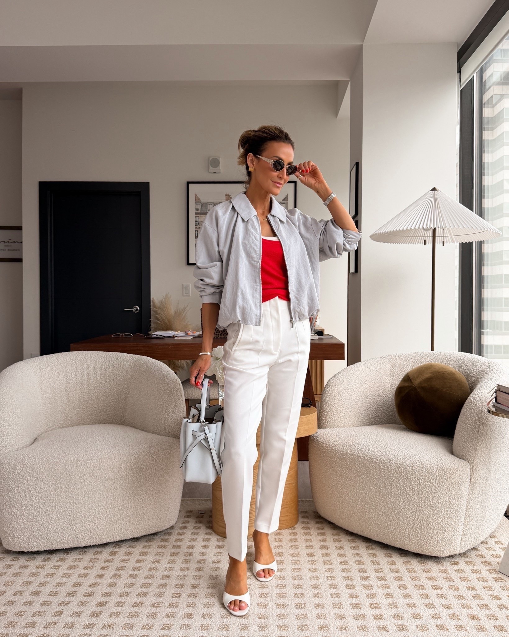 Another way to wear these chic cigarette pants. xs - fit like a glove and easy to dress up and down! Bubble jacket xs and layers knit tanks 



#LTKootd #LTKOver40 #LTKSeasonal