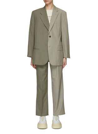 Oversized Blazer And Straight Pants Suit Set | Lane Crawford (US)