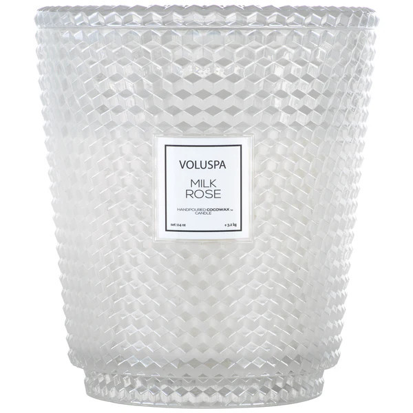 Milk Rose - 5 Wick Hearth Candle | Voluspa