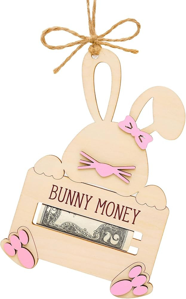 Easter Money Holder for Cash Gift, Easter Baskets Stuffers for Kids Teen Toddlers, Bunny Money Ho... | Amazon (US)