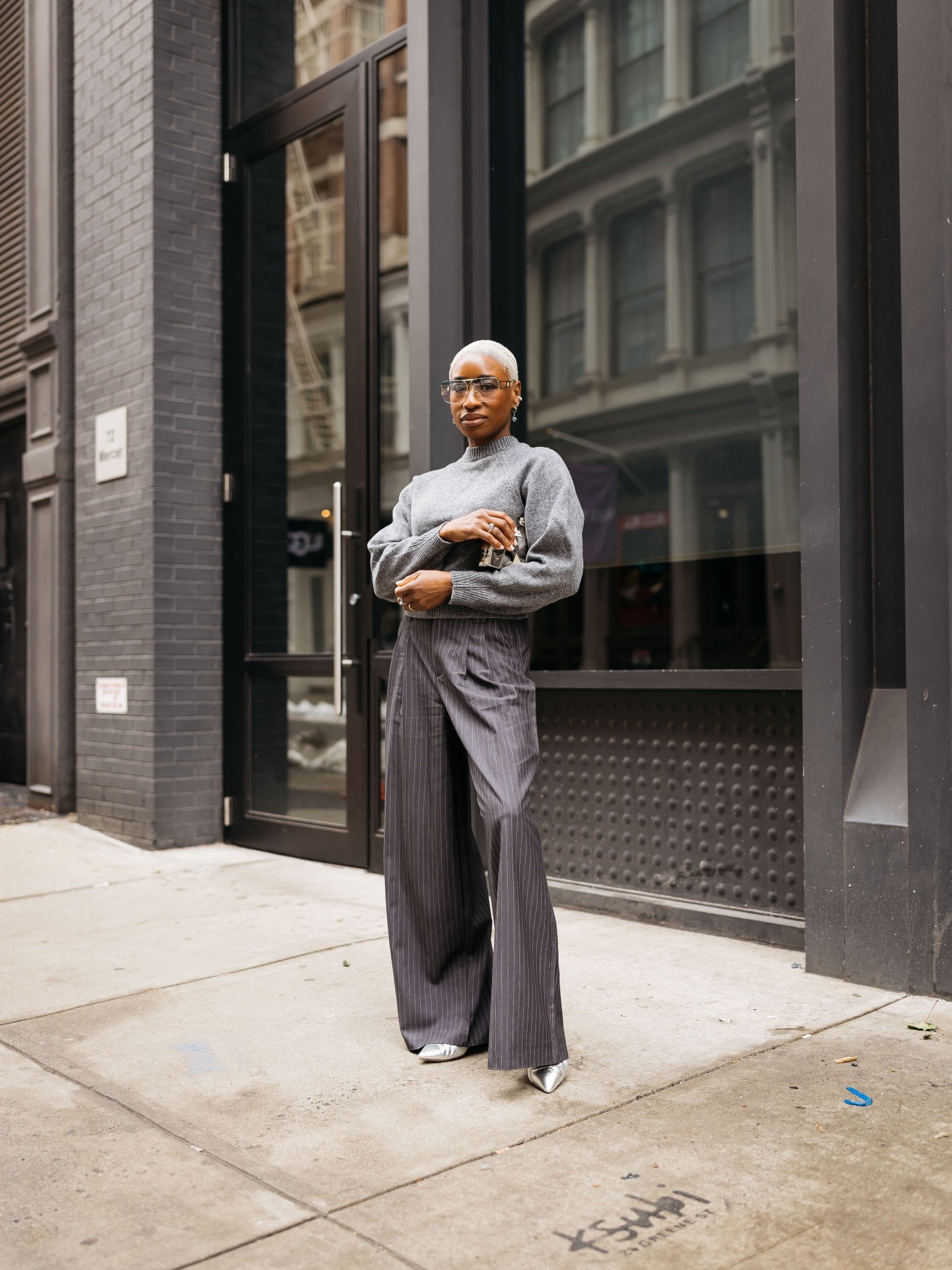 Monochrome grey outfit 

#LTKootd