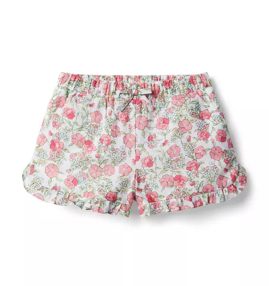 Floral Ruffle Hem Short | Janie and Jack