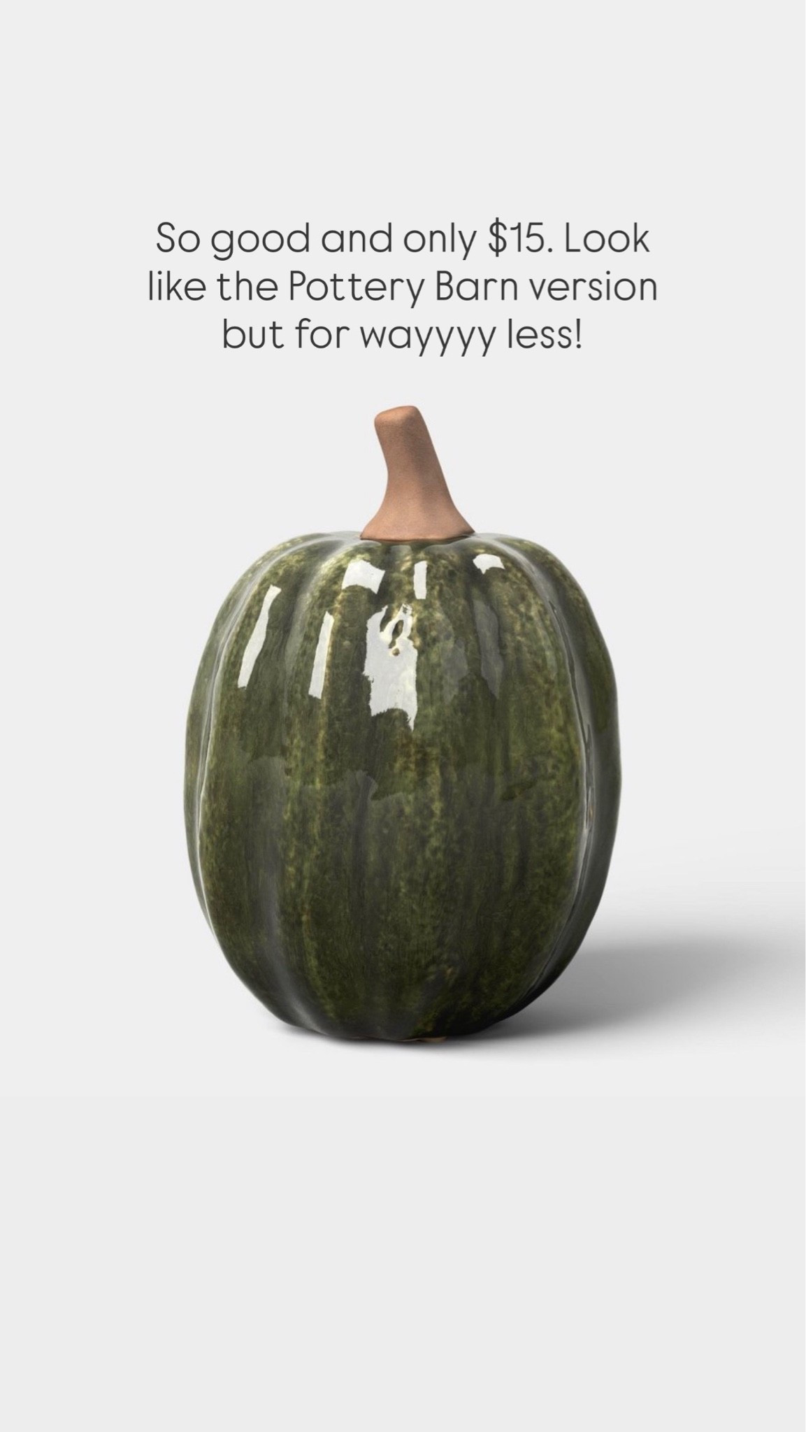 The prettiest ceramic pumpkins from @Target!! I love the green but there are a few other styles/colors available. So prettt and truly affordable!! Easiest fall decor…

#LTKHome #LTKSeasonal #LTKdayinmylife