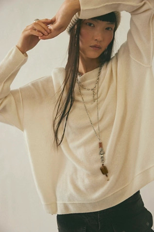 Tomorrow Cashmere Crewneck | Free People (Global - UK&FR Excluded)