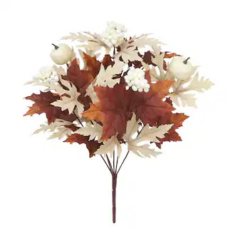 18.5" Maple Leaves, Berries & Pumpkins Bush by Ashland® | Michaels Stores