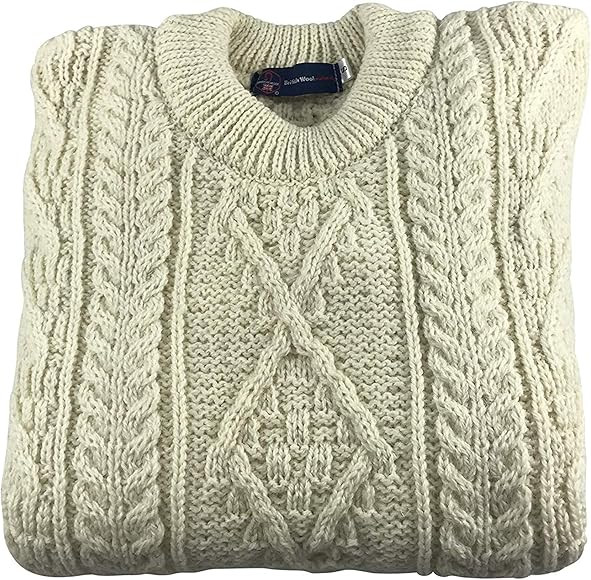 British Wool Pure Unisex Arran Jumper Made in UK | Amazon (UK)