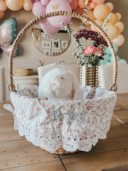 Baby girl Easter basket liner



#LTKbaby #LTKkids #LTKfamily