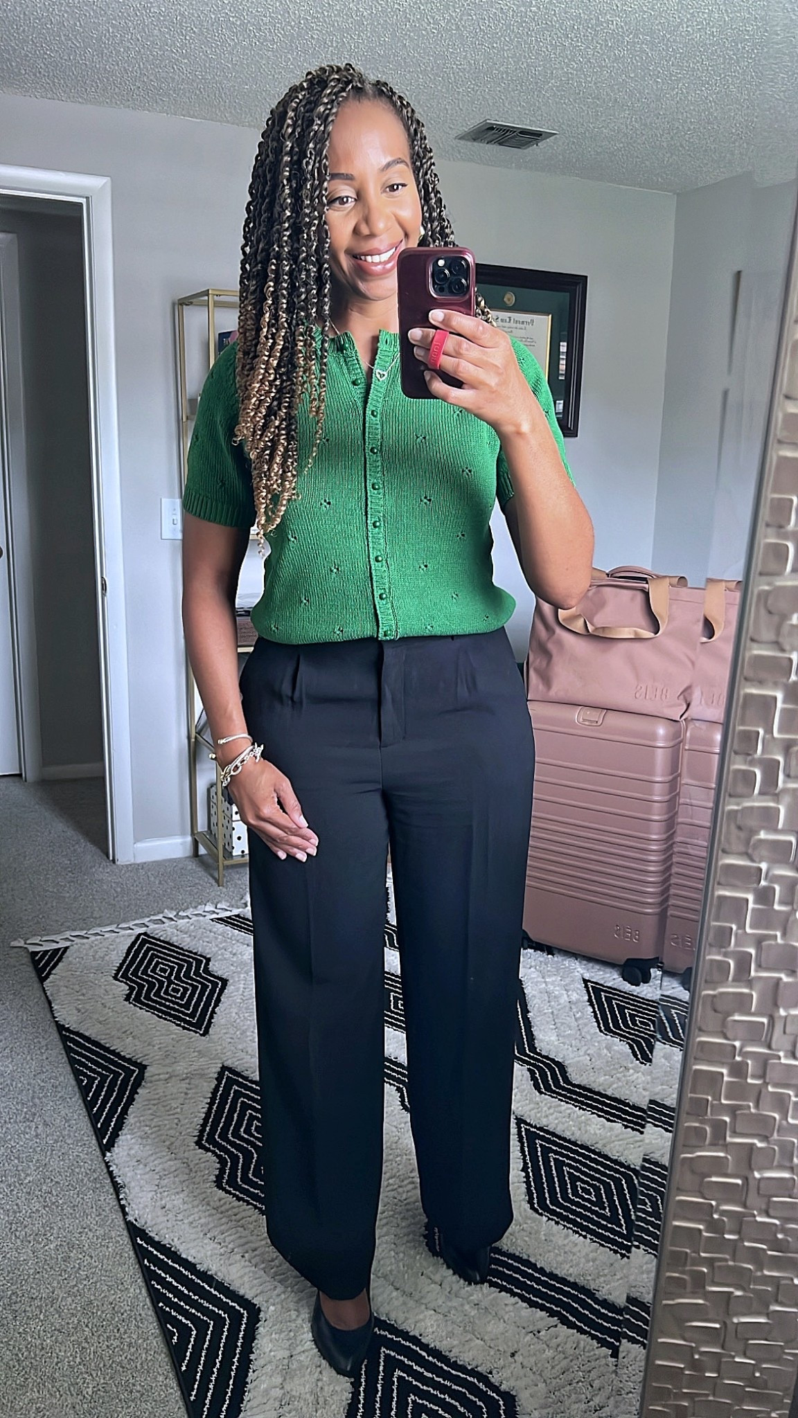 Outfits Lately - Office Workwear

•Sezane Kyle Cardigan
•J.Crew Wide-leg Essential Pant in City Crepe
•Kendra Scott Ari Heart Pendant Necklace (old)
•Kendra Scott Kaia Hoop Earrings
• Sezane Magda Heels

workwear, office outfit, business casual, affordable workwear, summer outfit, work outfit, summer workwear, sweater weather, women's fashion, summer fashion, summer style, summer outfit inspo, summer ootd

#LTKMidsize #LTKSeasonal #LTKOver40 #LTKWorkwear #LTKStyleTip #LTKFindsUnder100